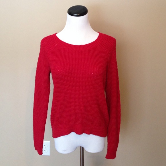 Old Navy Red hi low Sweater perfect for Christmas