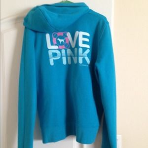 VS turquoise hoodie