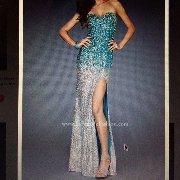 Ombré prom dress - Picture 4 of 4