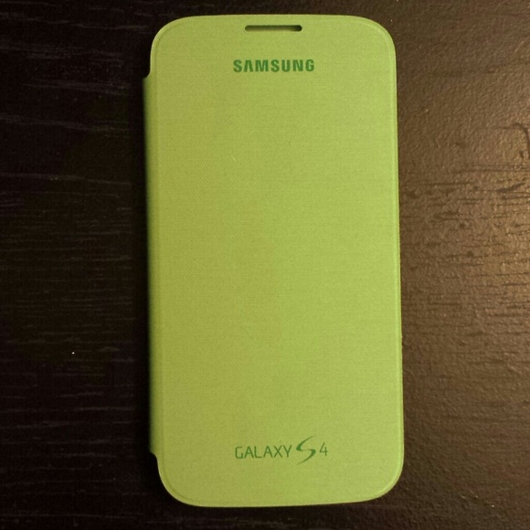 Samsung galaxy s4 folio green case