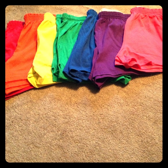 Rainbow soffee shorts