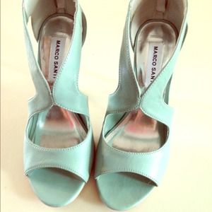 Sexy mint Marco Santi heels!