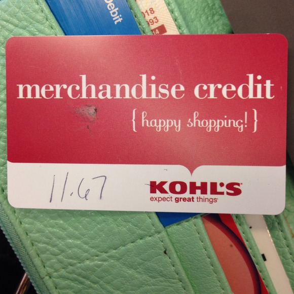 Merchandise credit