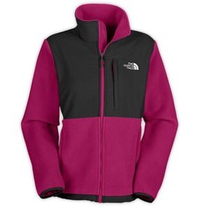 Pink north face jacket-womens size small