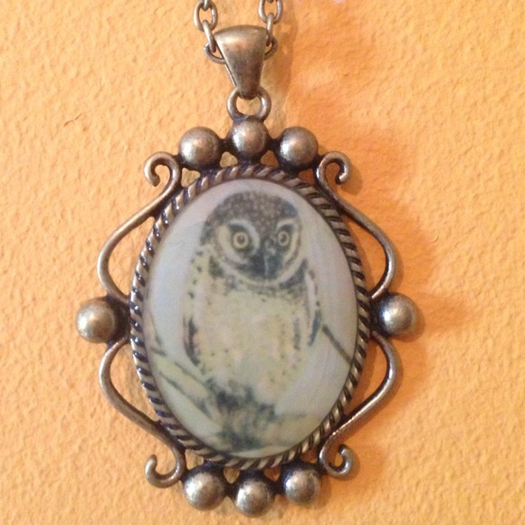 SOLD Owl necklace