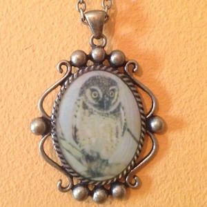 SOLD Owl necklace
