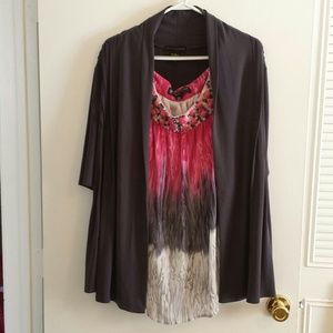 Beaded multi colored tank