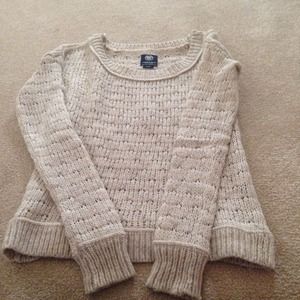 American eagle beige sweater
