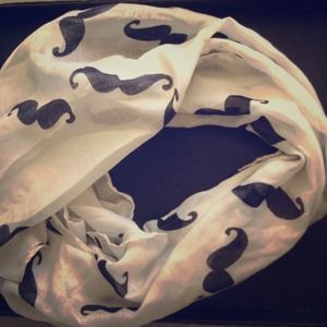 Mustache Scarf
