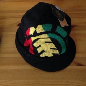 💙 New! Element rasta beanie hat