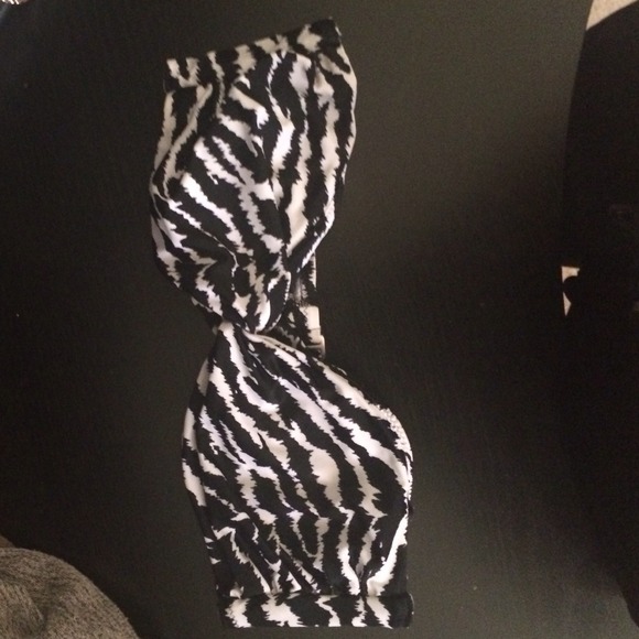 Strapless victoria secret bikini top