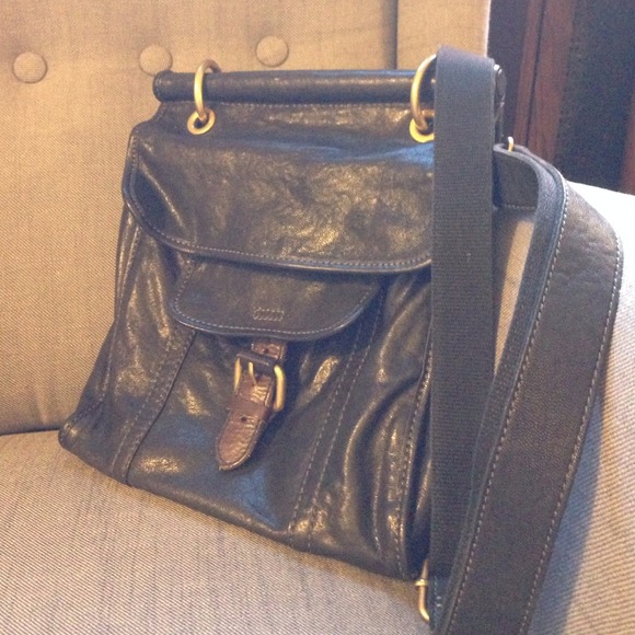 Black Fossil Purse