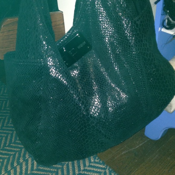 Kenneth Cole hobo snakeskin print