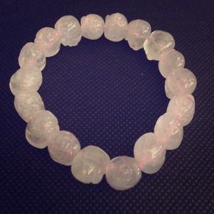 Pink quartz bracelet