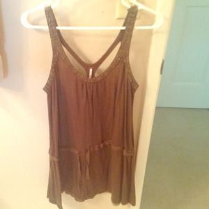 SOLD Free People cutout back waist cinch dress