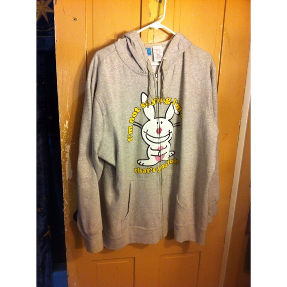 SOLD Happy Bunny Hoodie