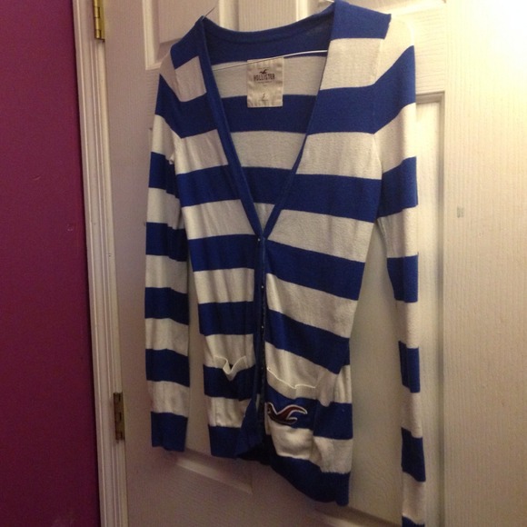 Striped hollister cardigan
