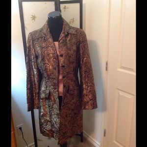 SOLD👘Dior imperial half trench and silk top👘