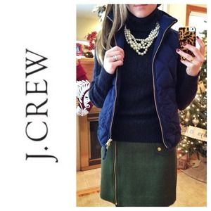 J.Crew Cambridge Cable Turtleneck Sweater