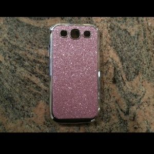 Pink Glitter Samsung Galaxy S3 Case