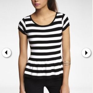 Express stripped peplum ✨