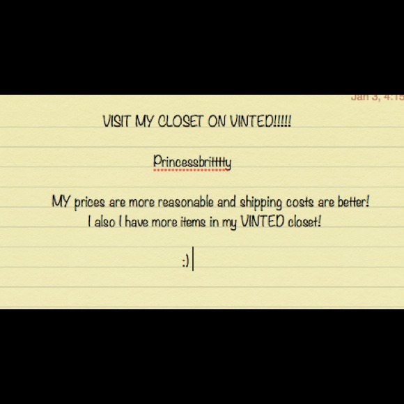 VISIT MY CLOSET ON VINTED!!