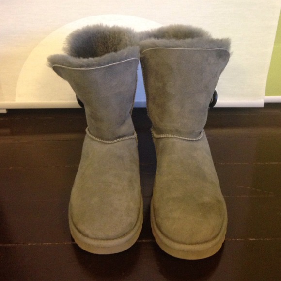 Grey UGG Bailey Button Boots