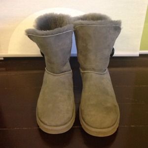 Grey UGG Bailey Button Boots