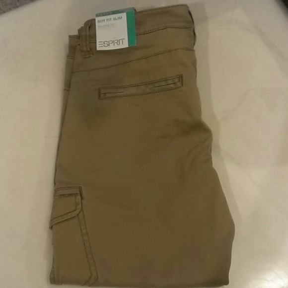 ESPRIT Relaxed Fit Cropped Pant - Picture 1 of 4