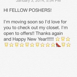 Please check out my closet! 😇🌟⭐️😇