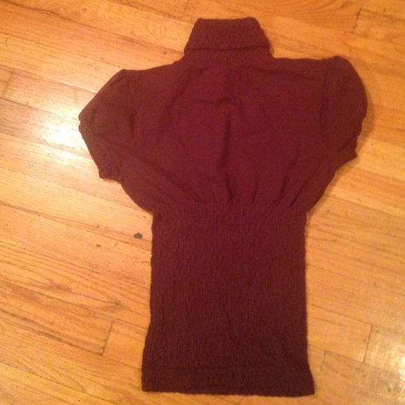 Brown turtleneck