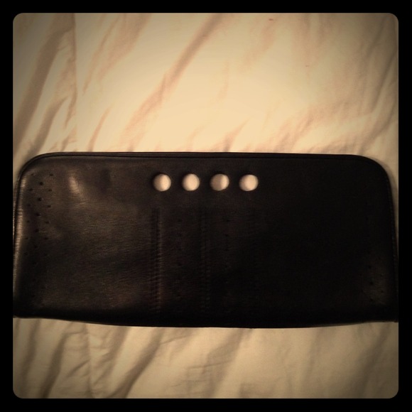 Banana Republic black clutch