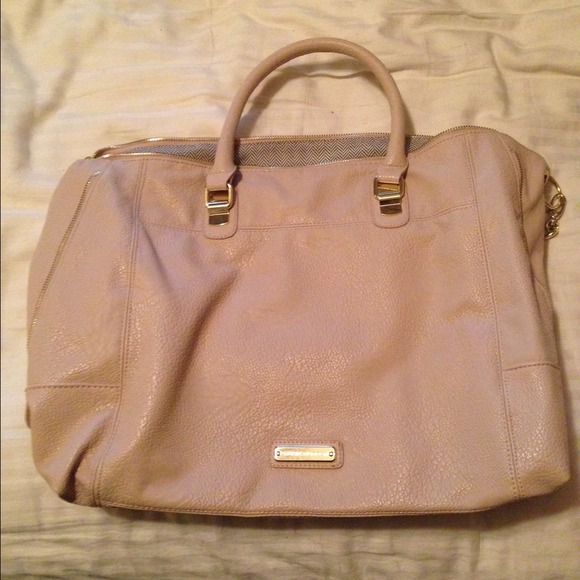 Steve Madden cream handbag