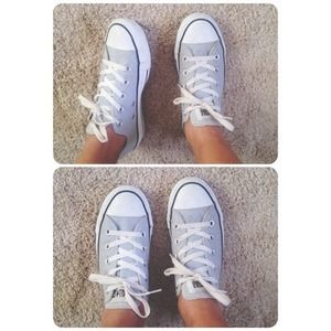 👗SOLD ON VINTED👗 Baby Blue Chucks