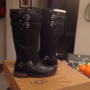 Authentic ugg leather boots.