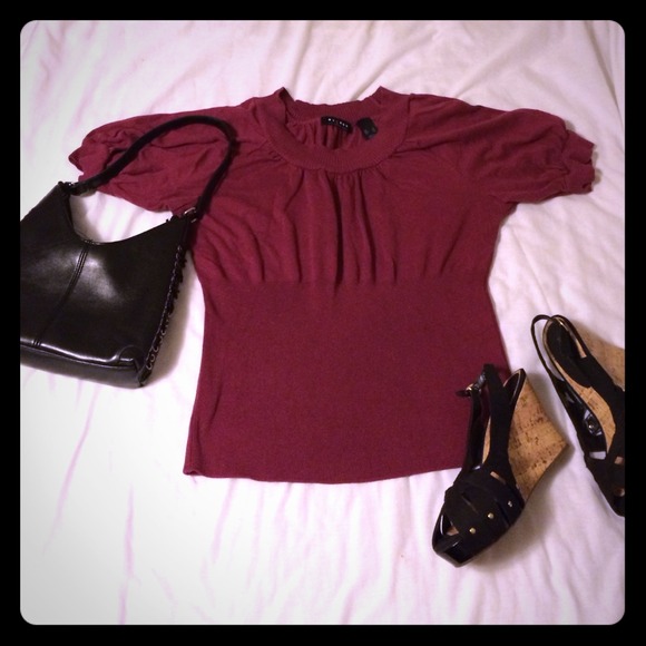 Deep pink sweater/top