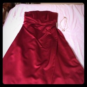 Candy Apple Red formal dress- worn once-
