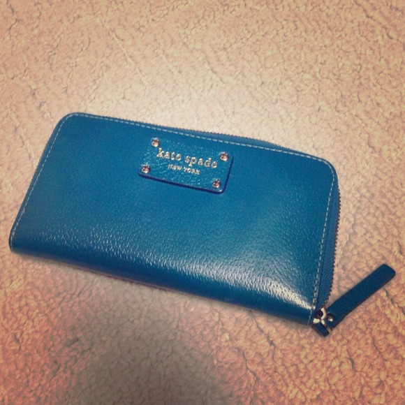 kate spade Bags Sold Kate Spade Teal Wallet Poshmark