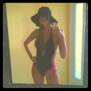 Vitamin a one piece cut out swimsuit