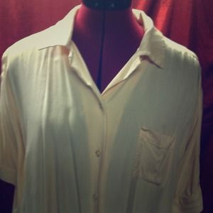 Elizabeth and James button down blouse, soft pink
