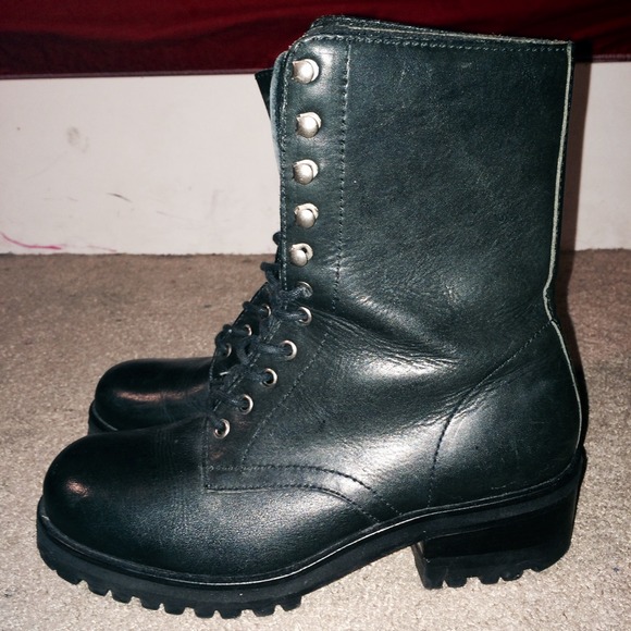 Nine West combat boots