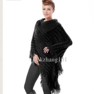 👀Sale🍃TRENDY BLACK Or Red poncho'❤️