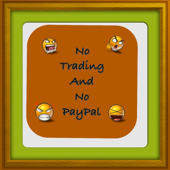 No trading and PayPal