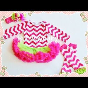 🎀Strawberry kiwi tutu onsie M🎀