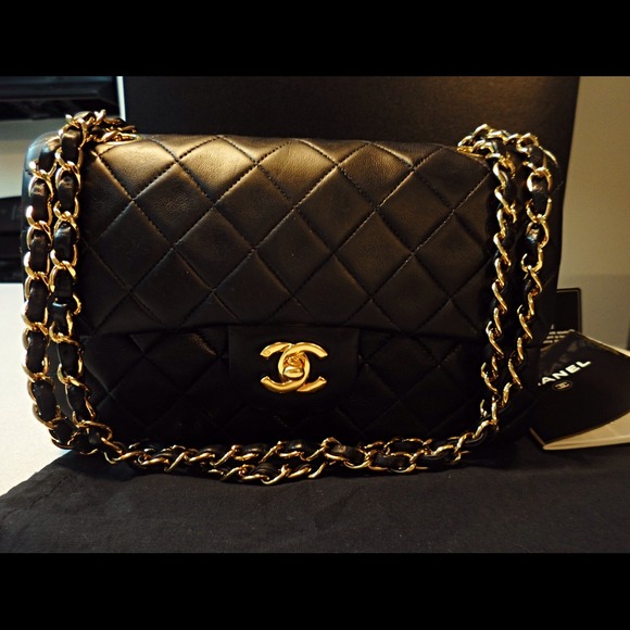 #SOLD#Authentic Chanel Classic Double Flap Bag - Picture 2 of 4
