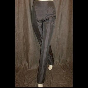 Brioni Gray Silk Shantung Pants/Slacks 50IT 16/18