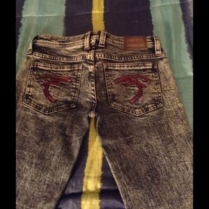 Authentic Frankie B acid wash jeans