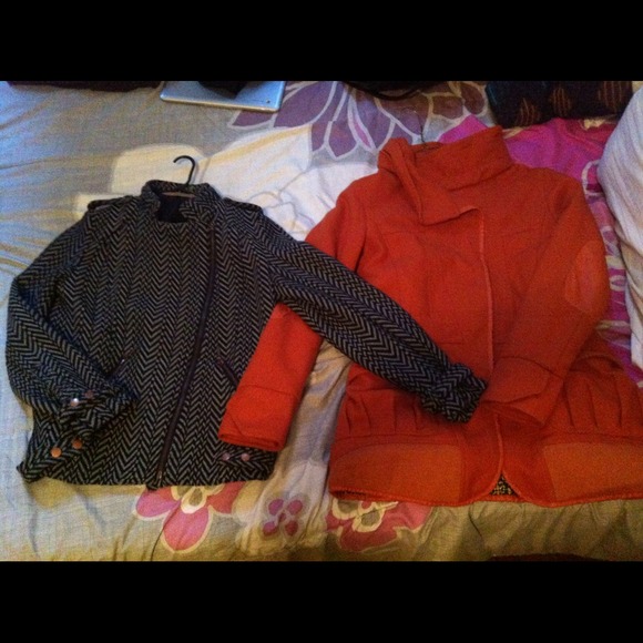 Orange Skunkfunk bubble jacket