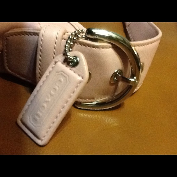 Coach Pink Leather Bag - Picture 2 of 2