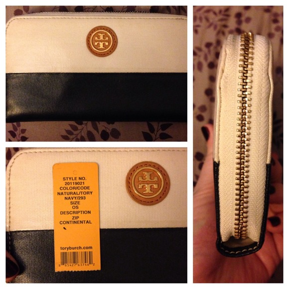 Tory Burch-authentic- continental zip wallet HOLD